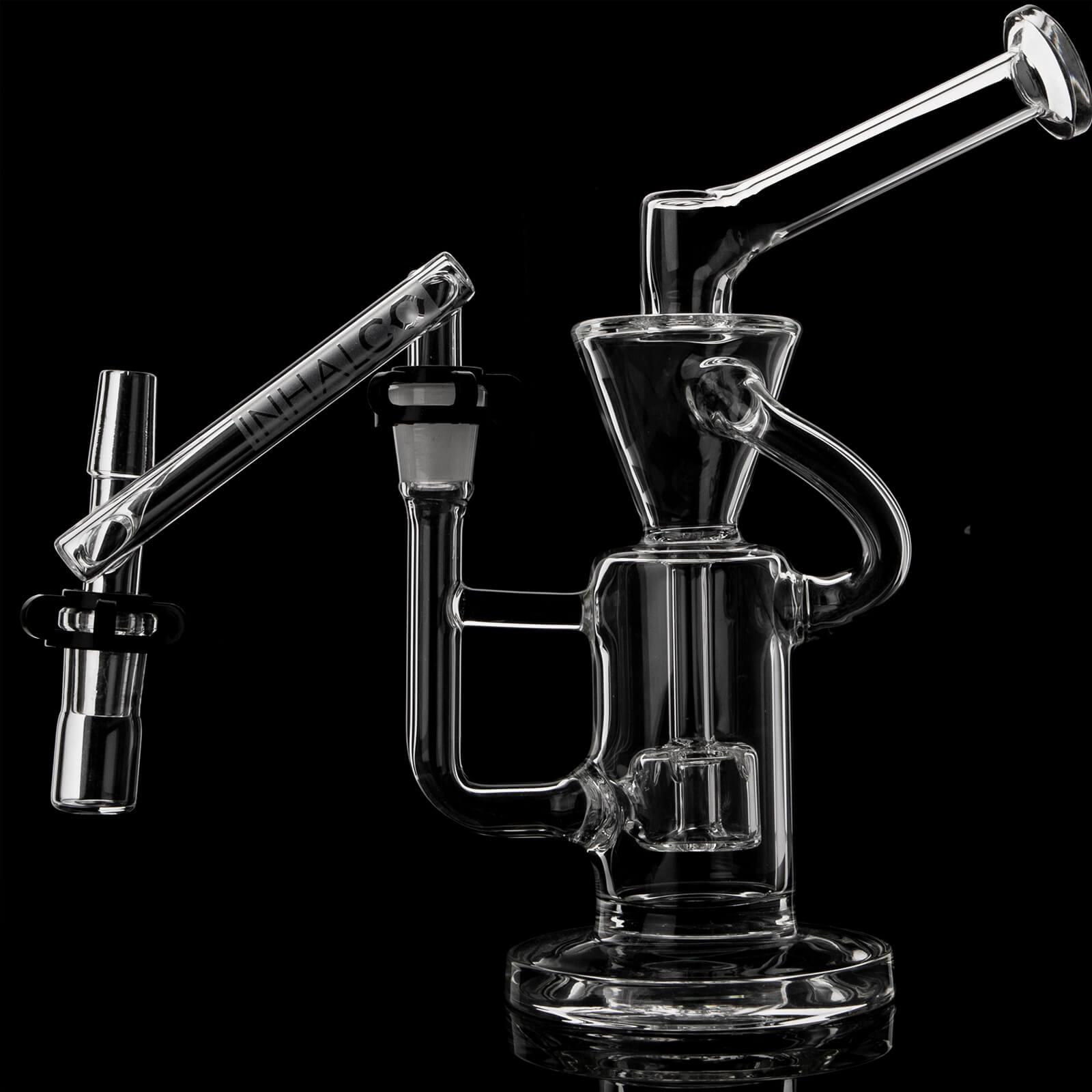 14mm Male To Male Dropdown Reclaim Catcher - Discreet Smoker