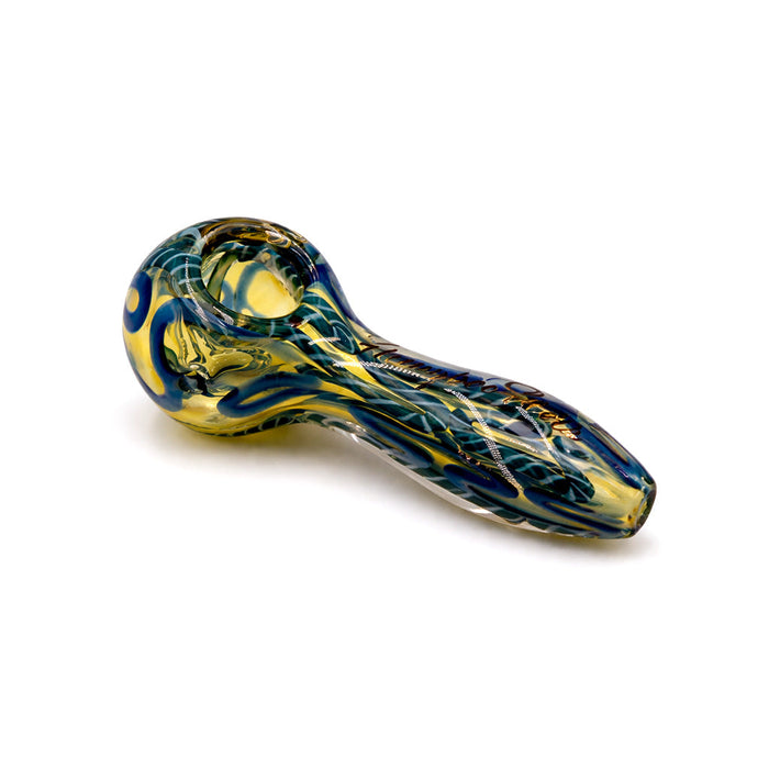 INSIDE OUT LATTICINO HAND PIPE SPOON, Ocean Blue