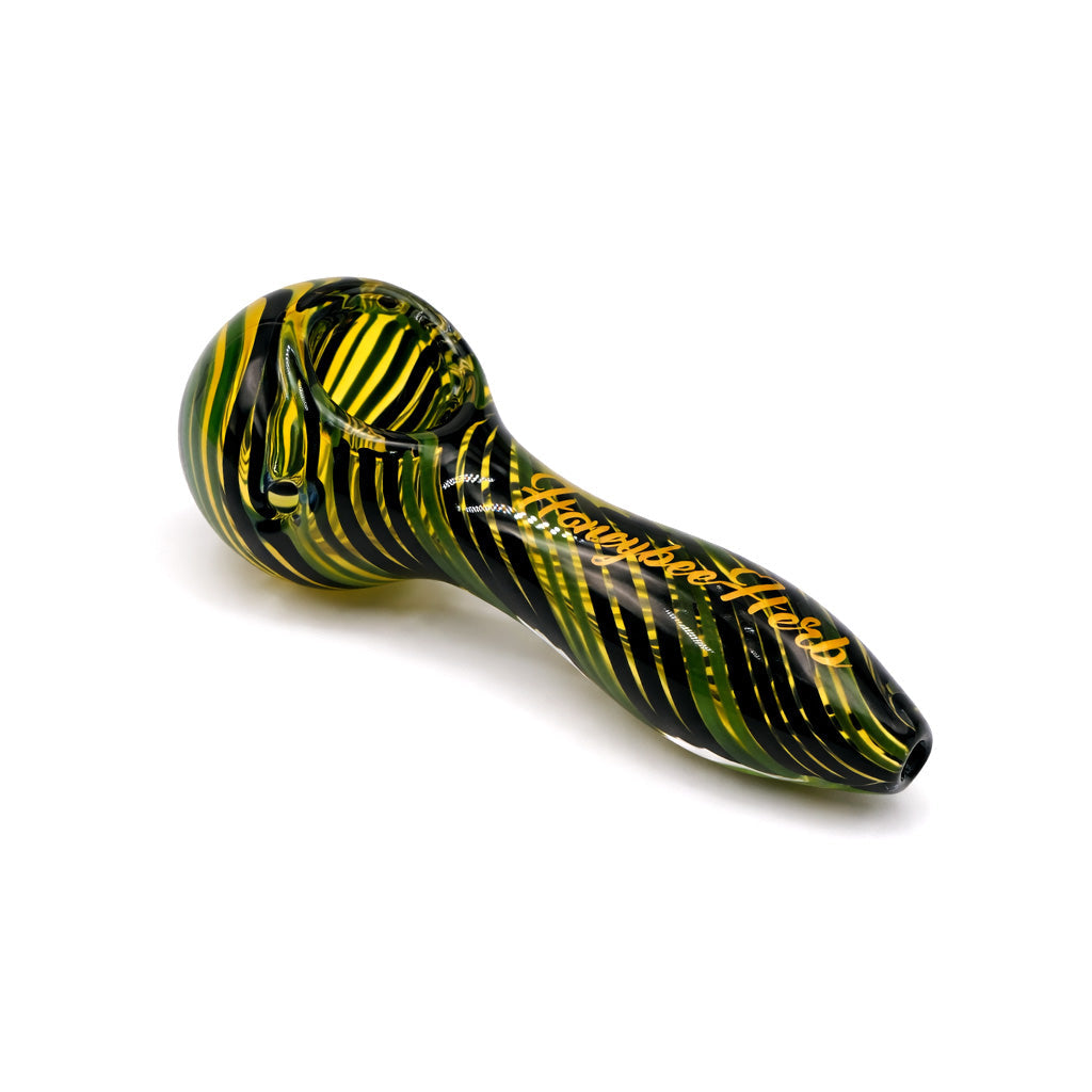 INSIDE OUT LINEWORK SWIRL HAND PIPE SPOON - Discreet Smoker