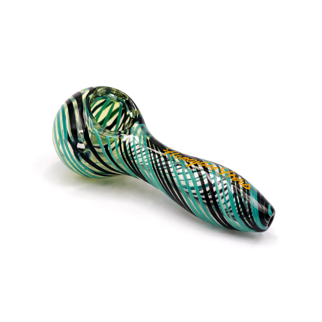 INSIDE OUT LINEWORK SWIRL HAND PIPE SPOON - Discreet Smoker