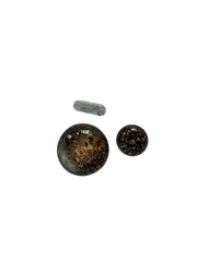 Opaque Bottom Bubble Slurper Set 14MM 90 Male - Discreet Smoker