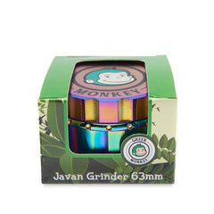 Green Monkey Grinder - Javan 4pc - 63mm - Discreet Smoker