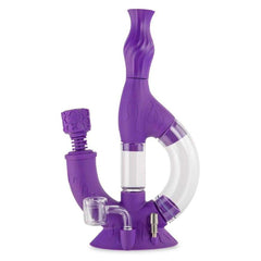 Ooze Echo Silicone Water Pipe - Discreet Smoker