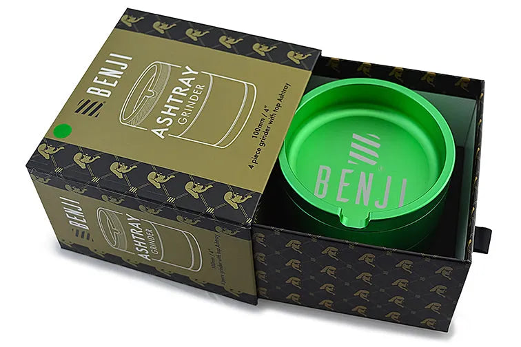 Benji XL Ashtray Grinder (4") - Discreet Smoker