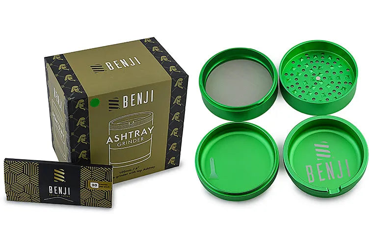 Benji XL Ashtray Grinder (4") - Discreet Smoker