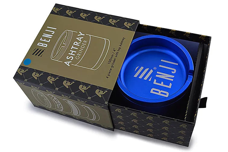 Benji XL Ashtray Grinder (4") - Discreet Smoker