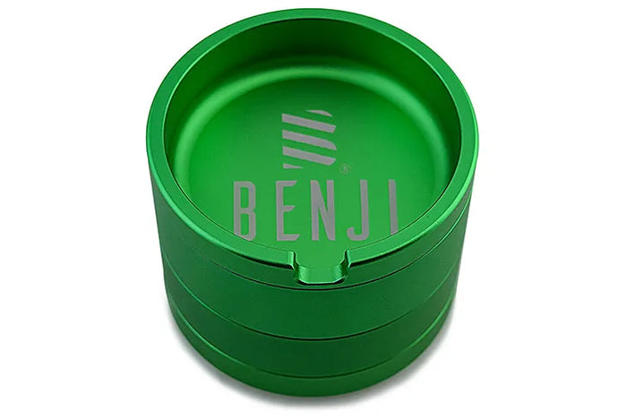 Benji XL Ashtray Grinder (4"), Green