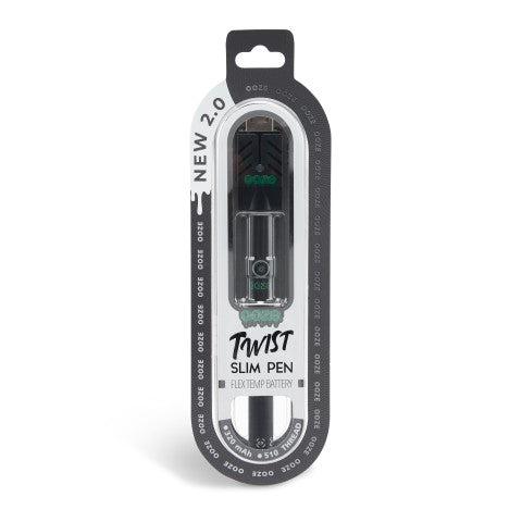 Ooze Twist Slim Pen 2.0 510 Thread Vaporizer Battery - Discreet Smoker