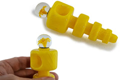 3D Flower Glass Marble Pipe - Discreet Smoker