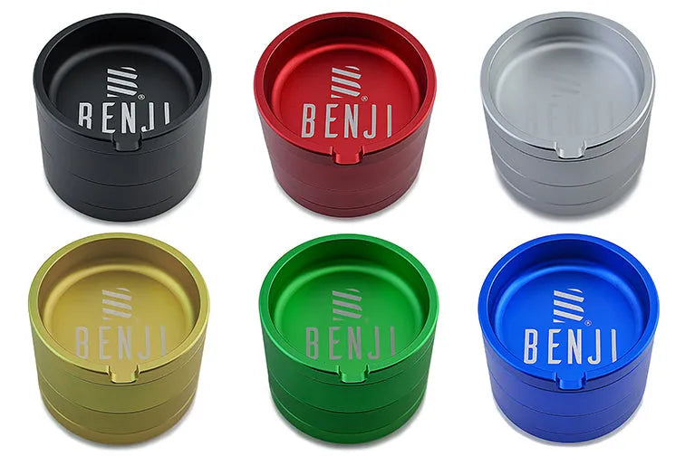 Benji XL Ashtray Grinder (4") - Discreet Smoker
