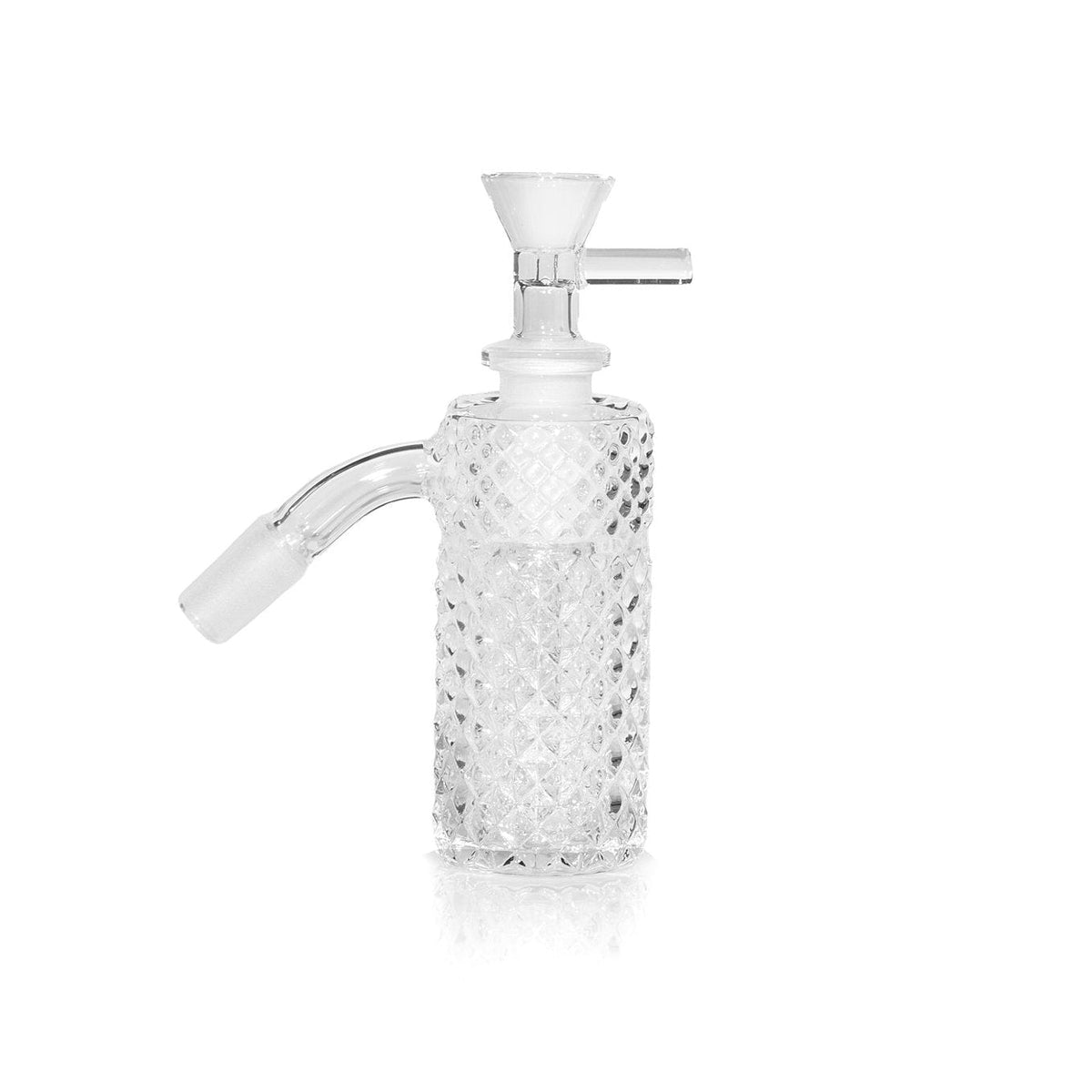 Jane West x Prism Ash Catcher 14mm 45° | Clear - Discreet Smoker
