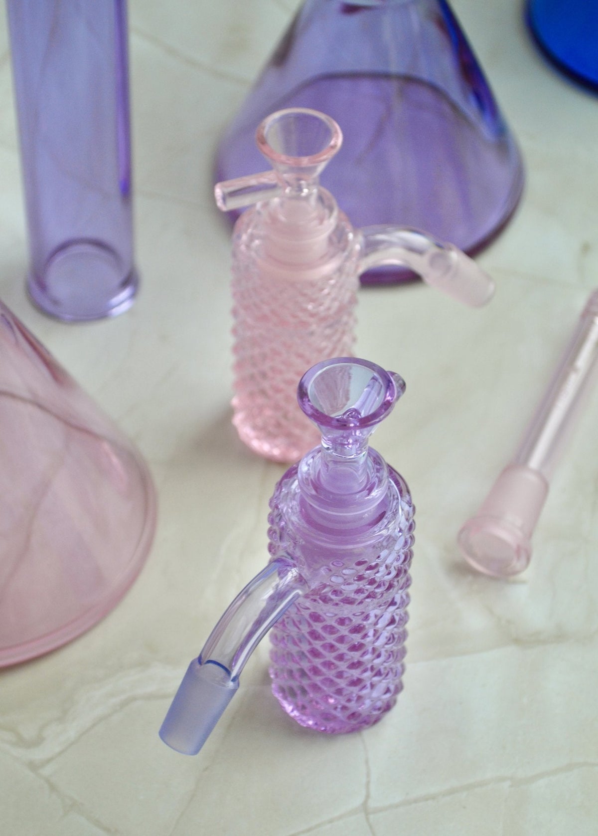 Jane West x Prism Ash Catcher 14mm 45° | Grape Jolly Rancher - Discreet Smoker