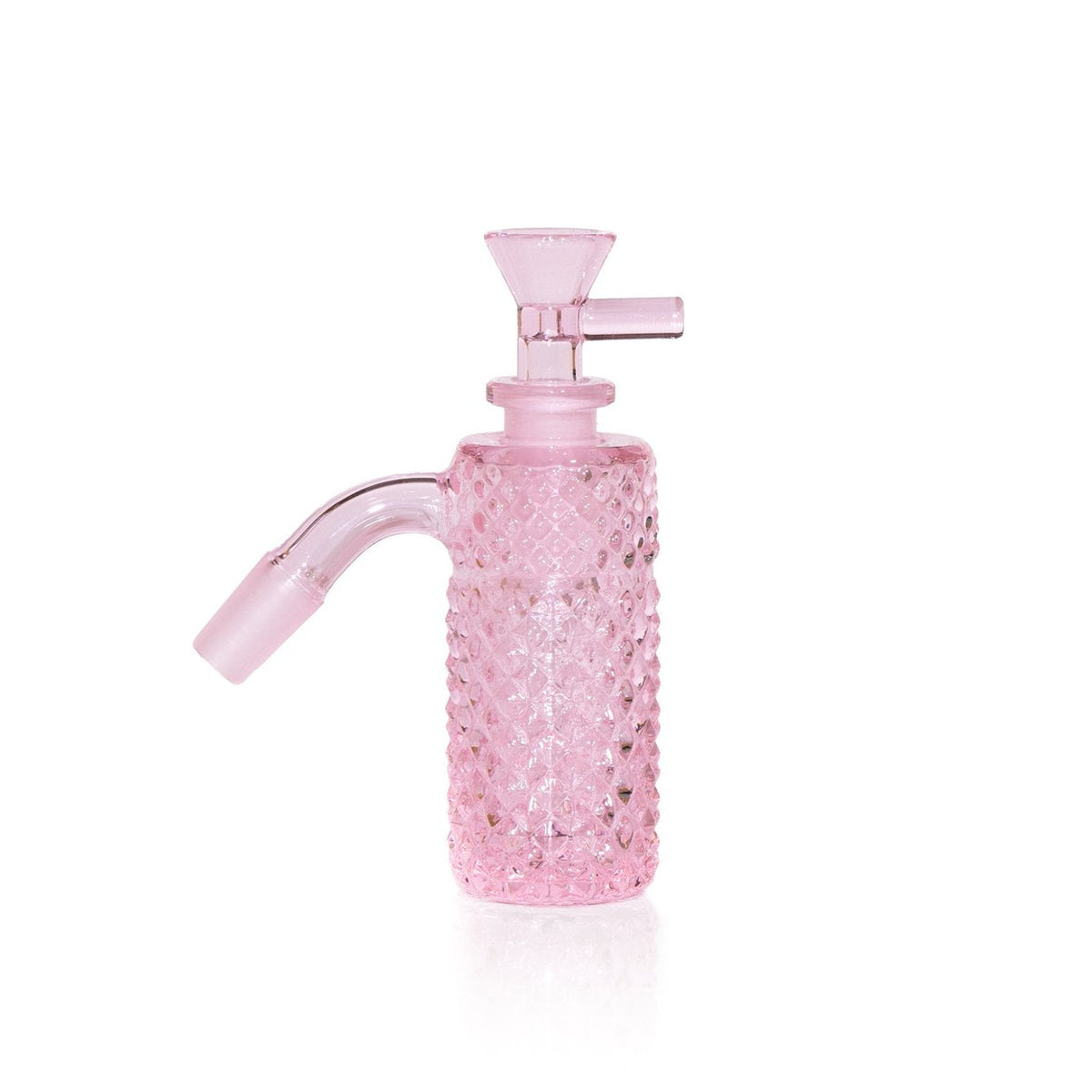 Jane West x Prism Ash Catcher 14mm 45° | Pink - Discreet Smoker
