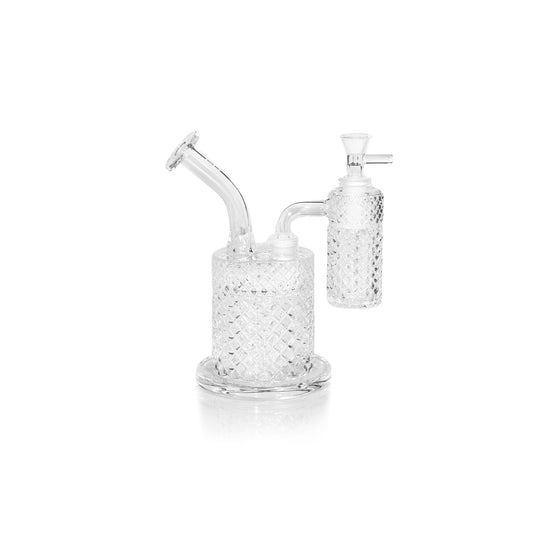 Jane West x Prism Ash Catcher 14mm 90° | Clear - Discreet Smoker