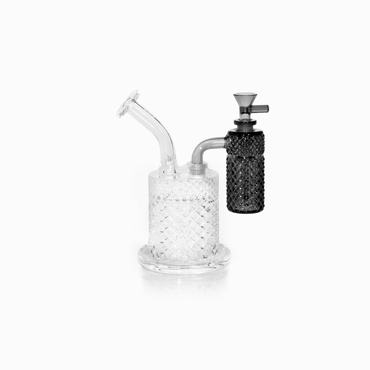 Jane West x Prism Ash Catcher 14mm 90° | Smoke Gray - Discreet Smoker