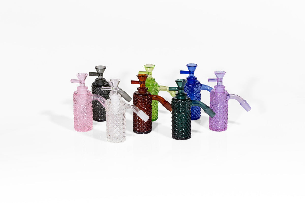 Jane West x Prism Ash Catcher 14mm 45° | Smoke Gray - Discreet Smoker