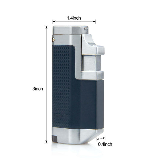 Adjustable Triple Jet Flame Torch Lighter - Discreet Smoker