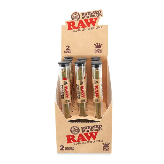 King Size Raw Pressed Bud Cones 12ct – King Size 2pk Tubes - Discreet Smoker