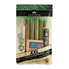 King Palm XXL Size Natural Pre-Rolled 5pk Leaf Tubes - 15ct