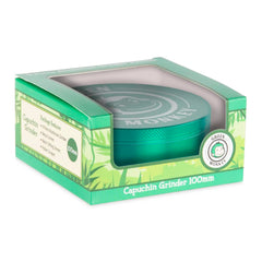 Green Monkey Grinder - Capuchin 4pc - 100mm - Discreet Smoker