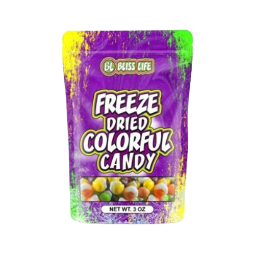 Bliss Life Freeze Dried Colorful Candy 3oz (RARE AMERICAN) - Discreet Smoker