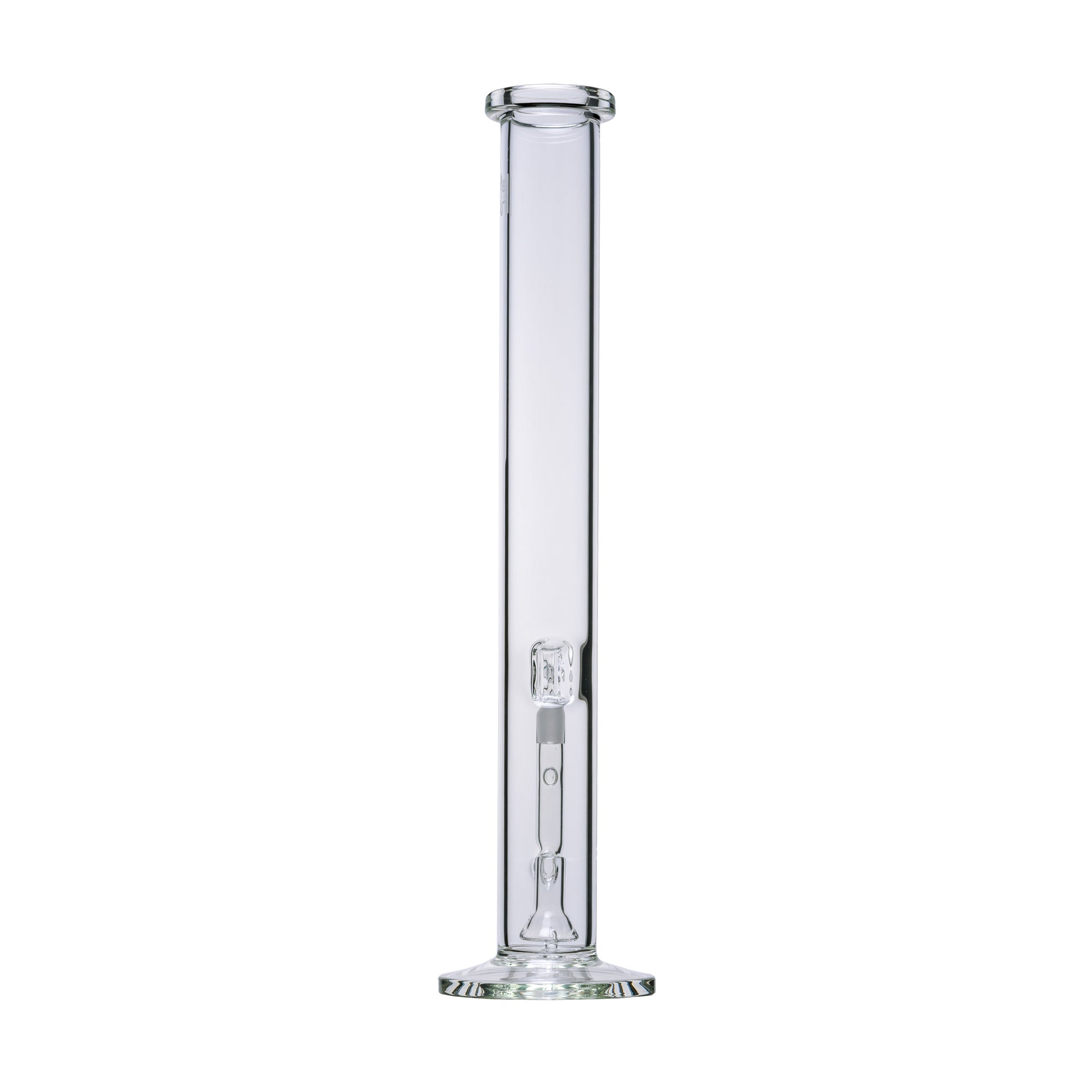 Human Grade 18" Tube Straight Glass Water Pipe - Discreet Smoker