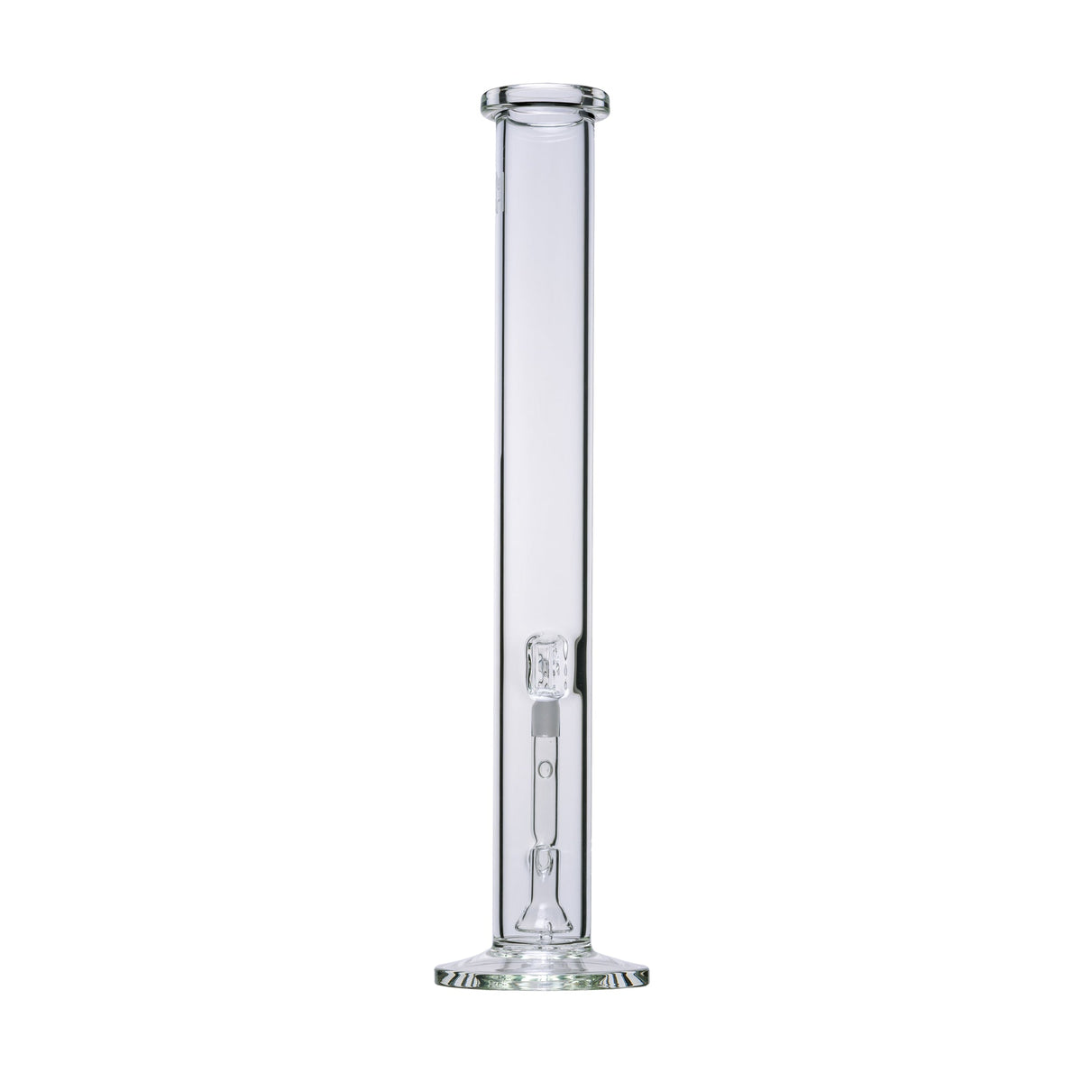 Human Grade 18" Tube Straight Glass Water Pipe - Discreet Smoker