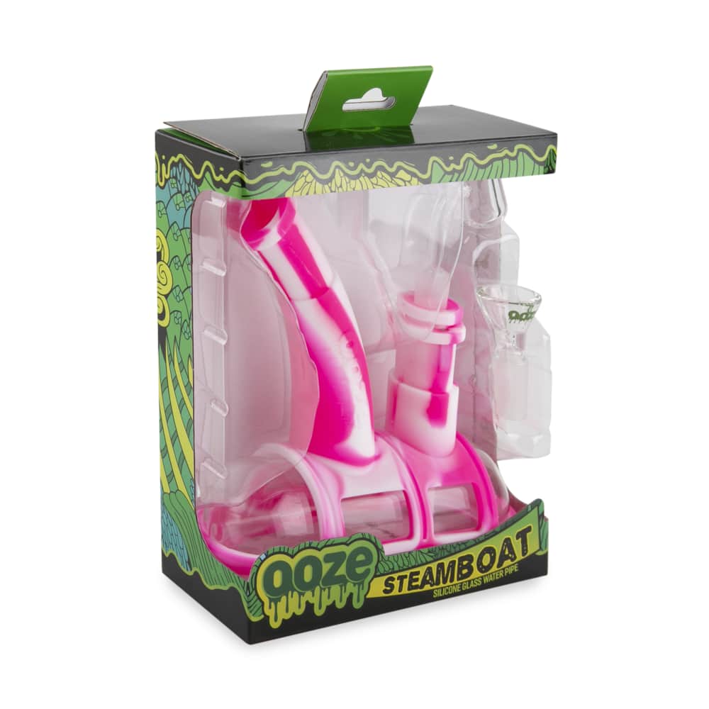 Ooze Steamboat Silicone Bubbler - Discreet Smoker