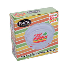 KEEP ON PUFFIN GLASS ASHTRAY - Discreet Smoker