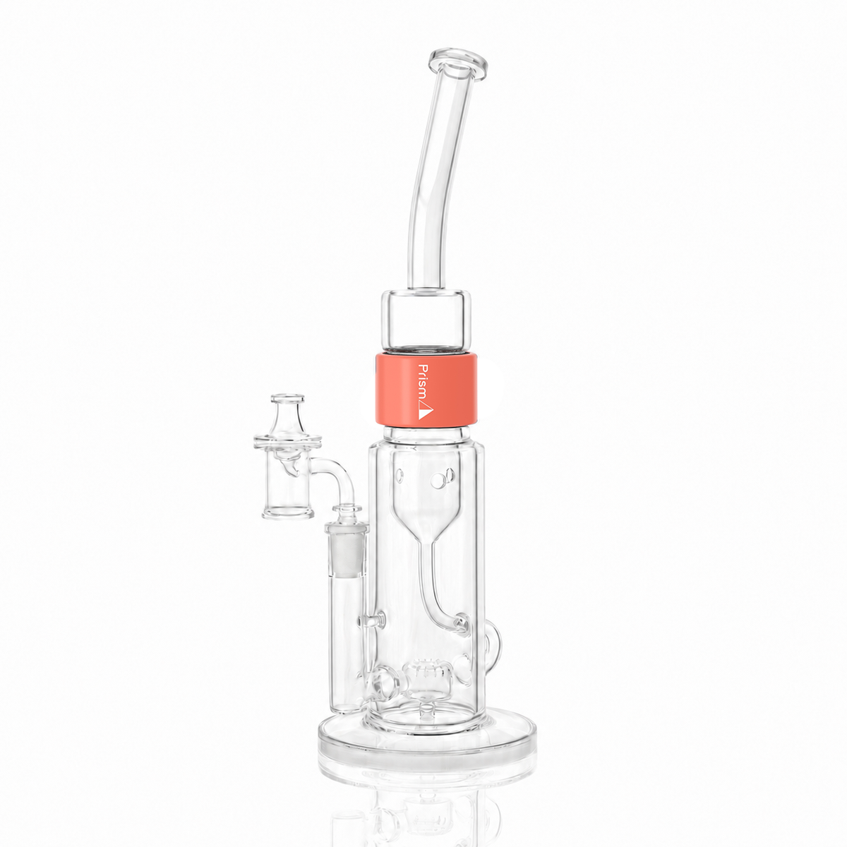 Clear Bent Klein Incycler - Discreet Smoker
