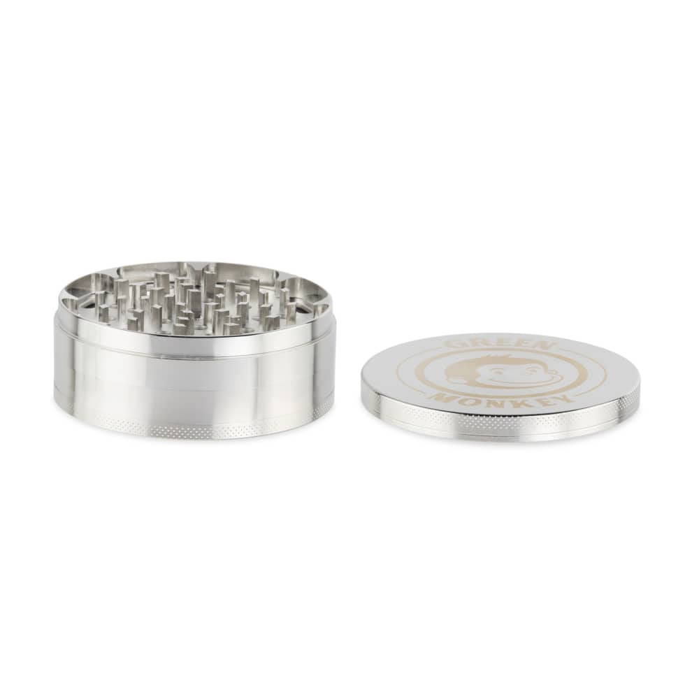 Green Monkey Grinder - Capuchin 4pc - 100mm - Discreet Smoker