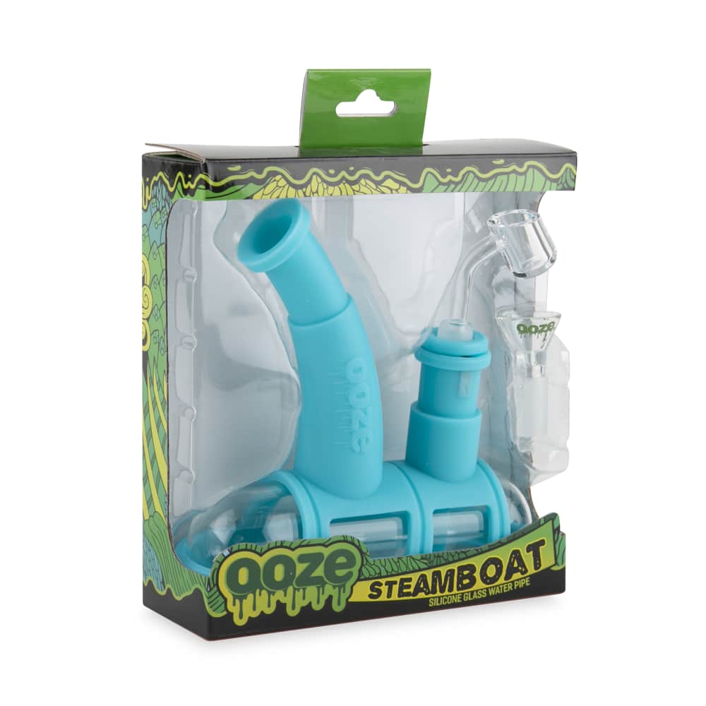 Ooze Steamboat Silicone Bubbler - Discreet Smoker