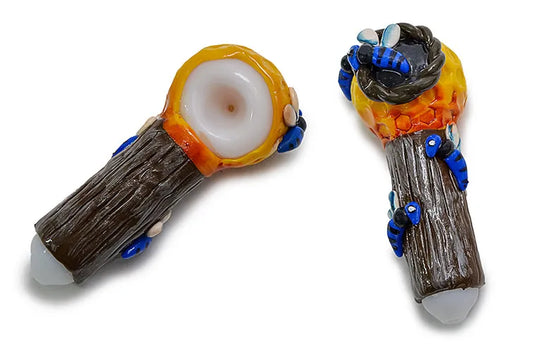 Clay Honeycomb Handpipe - Discreet Smoker