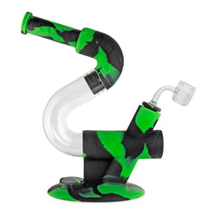 Ooze Swerve Silicone Water Pipe - Discreet Smoker