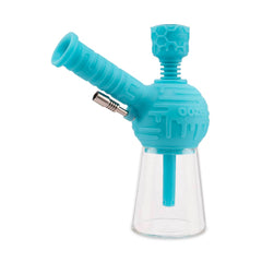 Ooze Blaster Silicone Glass 4-in-1 Hybrid Water Pipe and Dab Straw - Discreet Smoker
