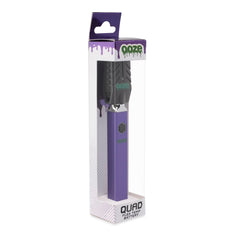 Ooze Quad 510 Thread 500 mAh Square Vape Pen Battery - Discreet Smoker