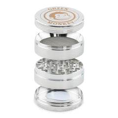 Green Monkey Grinder - Capuchin 4pc - 63mm - Discreet Smoker