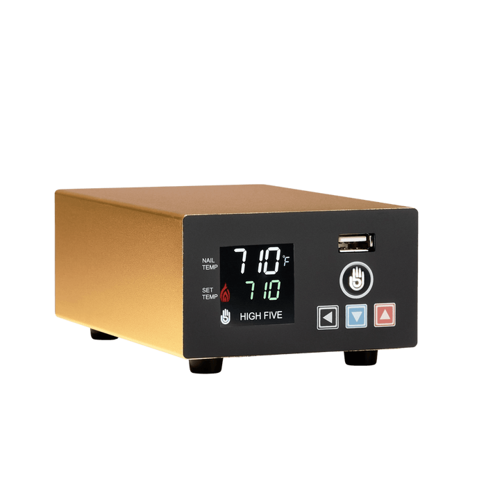 LCD E-Nail Hybrid Nail & Rig Kit, Gold