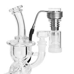 LCD E-Nail Hybrid Nail & Rig Kit - Discreet Smoker