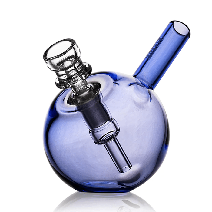 Grav Spherical Pocket Bubbler, Light Cobalt
