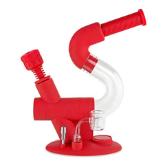 Ooze Swerve Silicone Water Pipe - Discreet Smoker