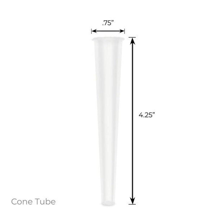 Loud Lock Cone Tubes - King Size - 1000 Ct, Clear