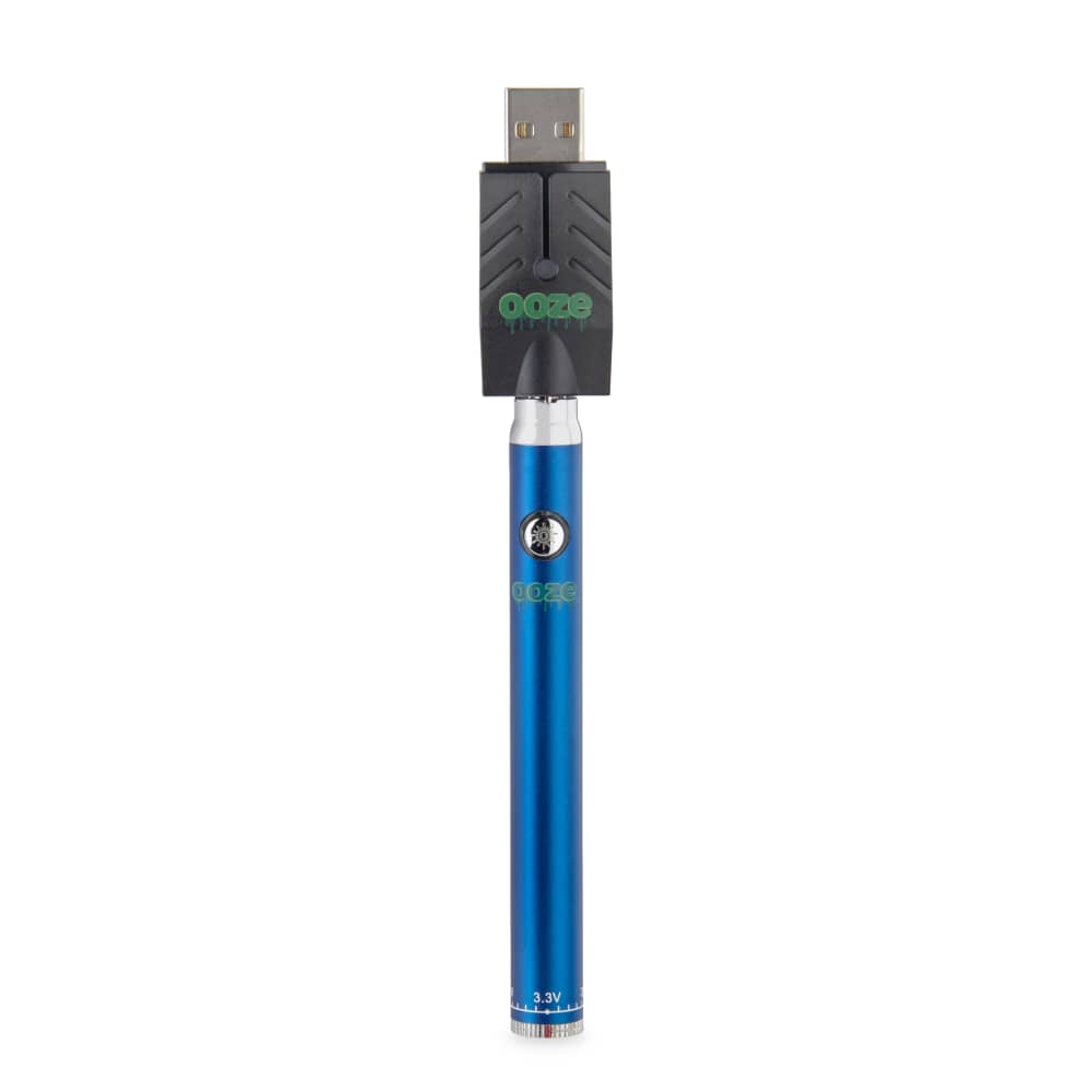 Ooze Slim Twist 510 Thread 320 mAh CBD Vape Pen Battery + USB Charger - Discreet Smoker