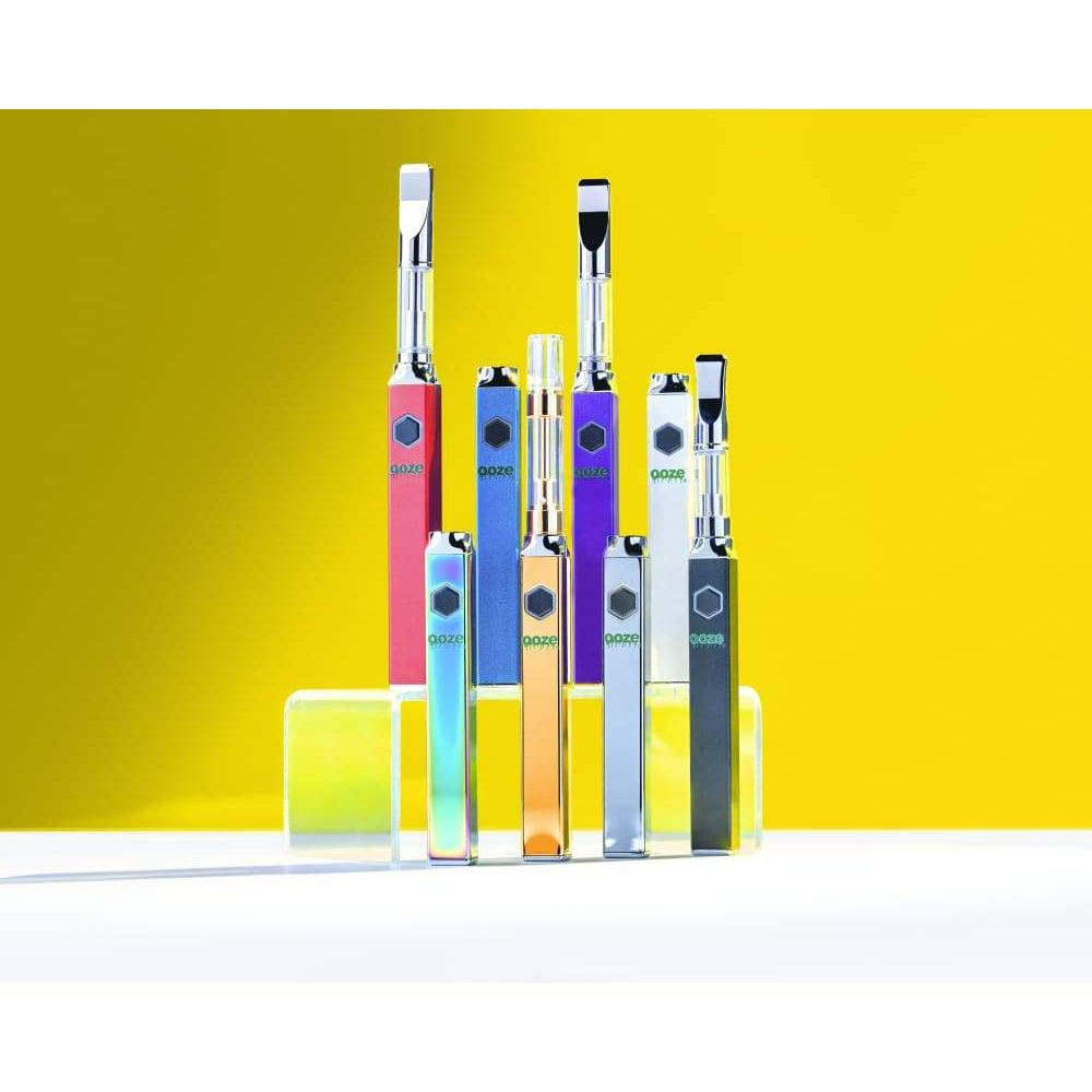 Ooze Quad 510 Thread 500 mAh Square Vape Pen Battery - Discreet Smoker