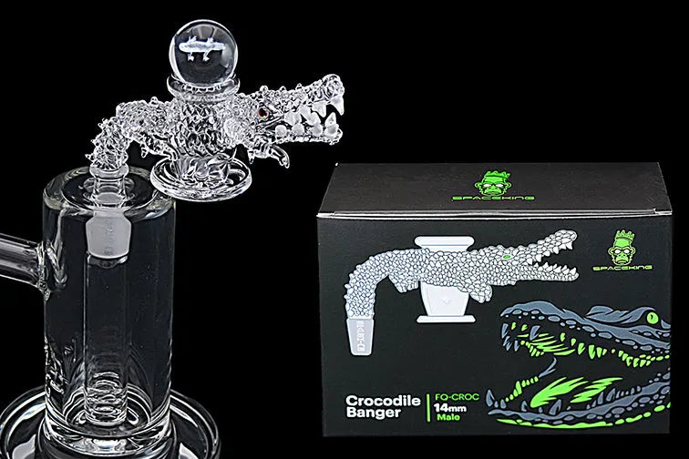 Space King Crocodile Banger - Handmade - Discreet Smoker