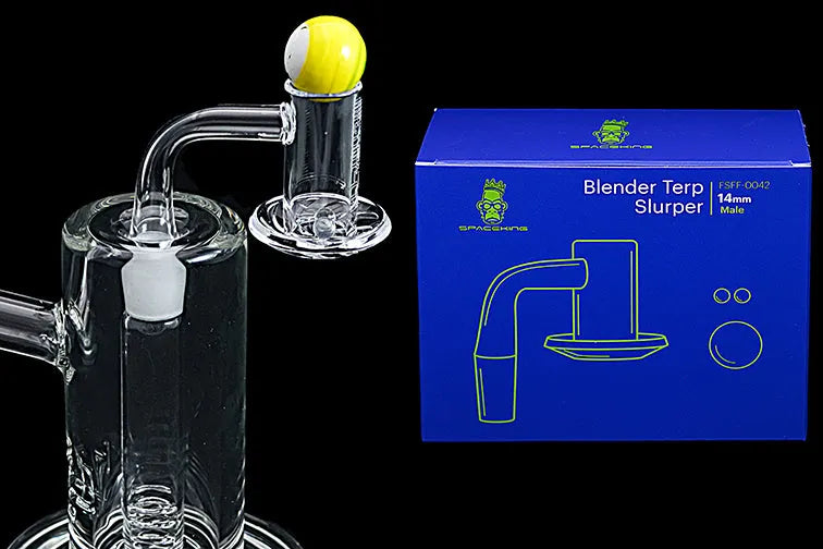 Space King Blender Terp Slurper (Dark Blue) - Discreet Smoker