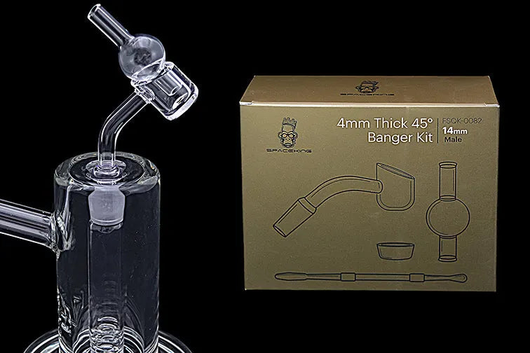 Space King 4mm Thick 45 Banger Kit (Brown) - Discreet Smoker