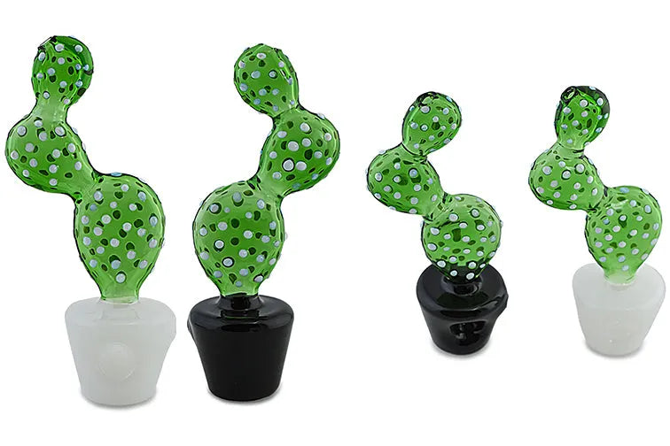 Cactus Pot Glass Pipe - Discreet Smoker