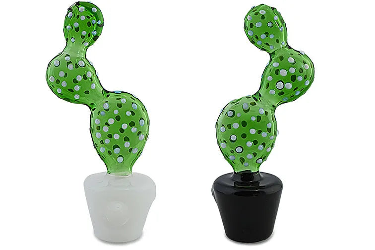 Cactus Pot Glass Pipe - Discreet Smoker