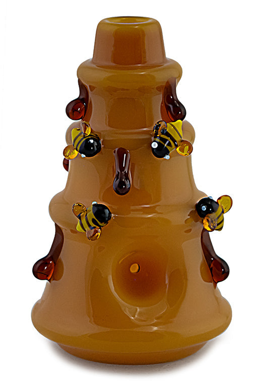 Honeycomb Glass Pipe - Discreet Smoker